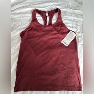 Lululemon Swiftly Tech racerback 2.0, size 12, NWT. maroon